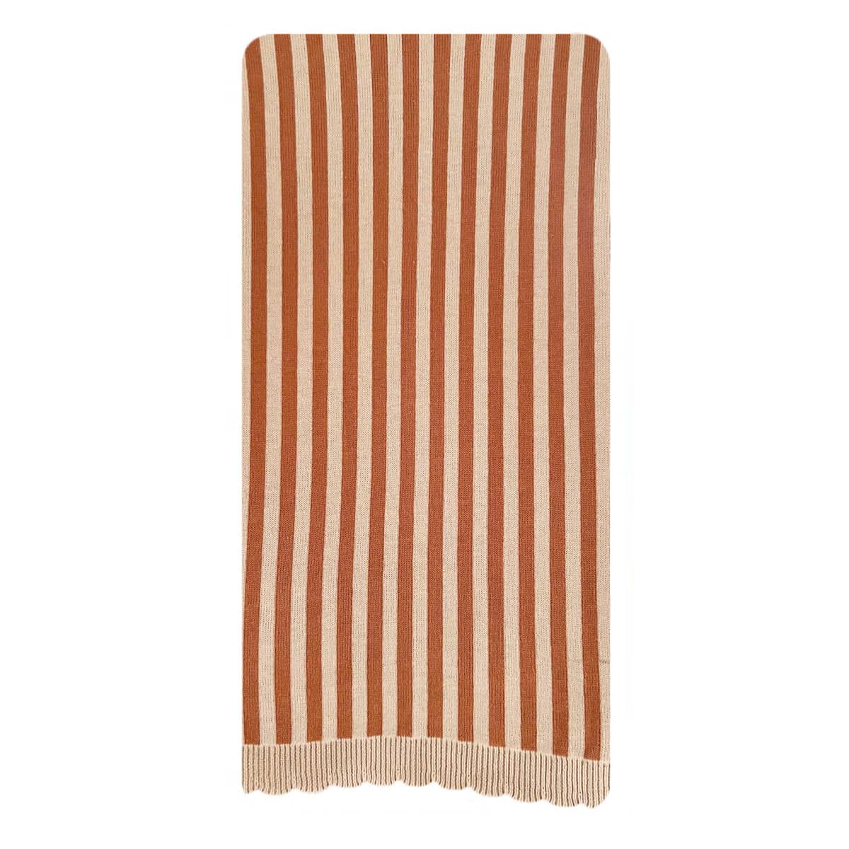 Pop Ya Tot Carnival Organic Knit Blanket - Clay