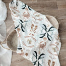 Pop Ya Tot Organic Cotton Swaddle Wrap - Barrier Reef