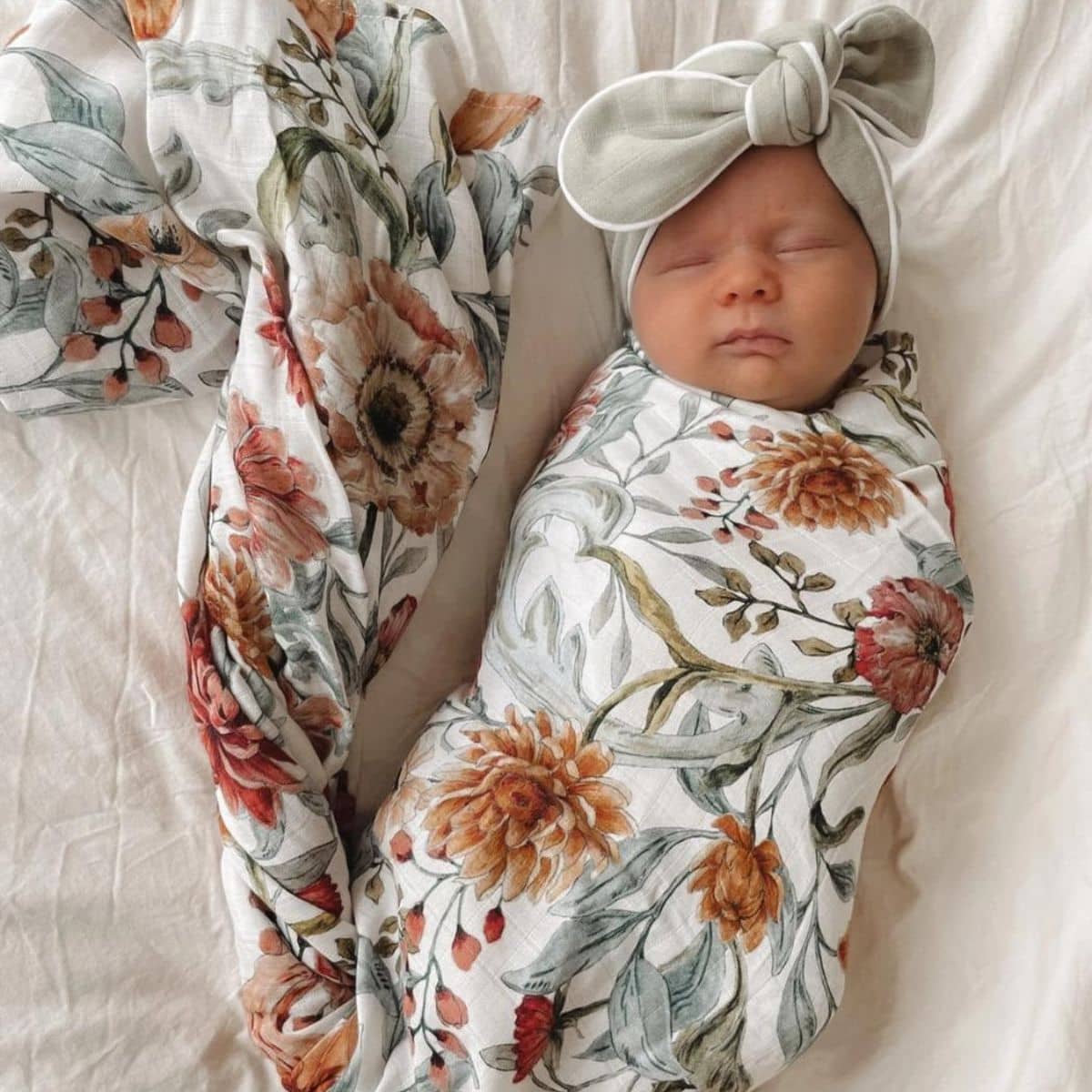 Pop Ya Tot Organic Cotton Swaddle Wrap - Le Piccadilly