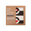 Priya & Peanut Fold Out Sensory Board Book - Black + White