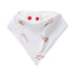 Snuggle Hunny Bandana Dribble Bib - Candy Cane Organic