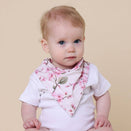 Snuggle Hunny Bandana Dribble Bib - Cherry Blossom Organic