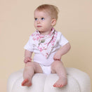 Snuggle Hunny Bandana Dribble Bib - Cherry Blossom Organic