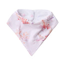 Snuggle Hunny Bandana Dribble Bib - Coral Organic