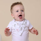 Snuggle Hunny Bandana Dribble Bib - Garden Friends Organic