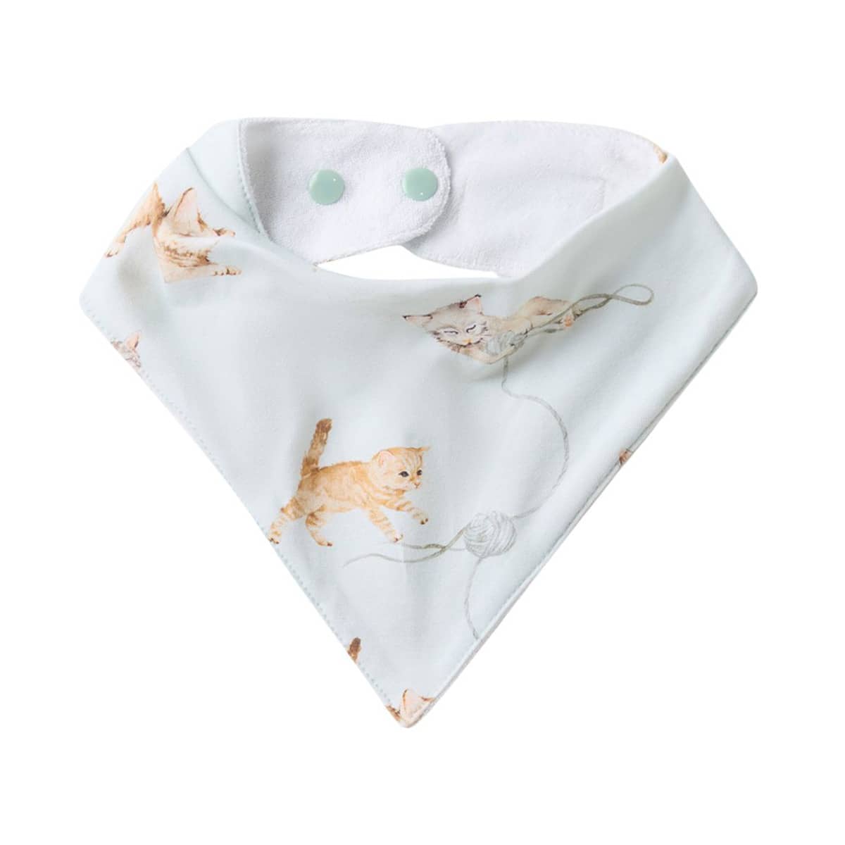 Snuggle Hunny Bandana Dribble Bib - Kittens