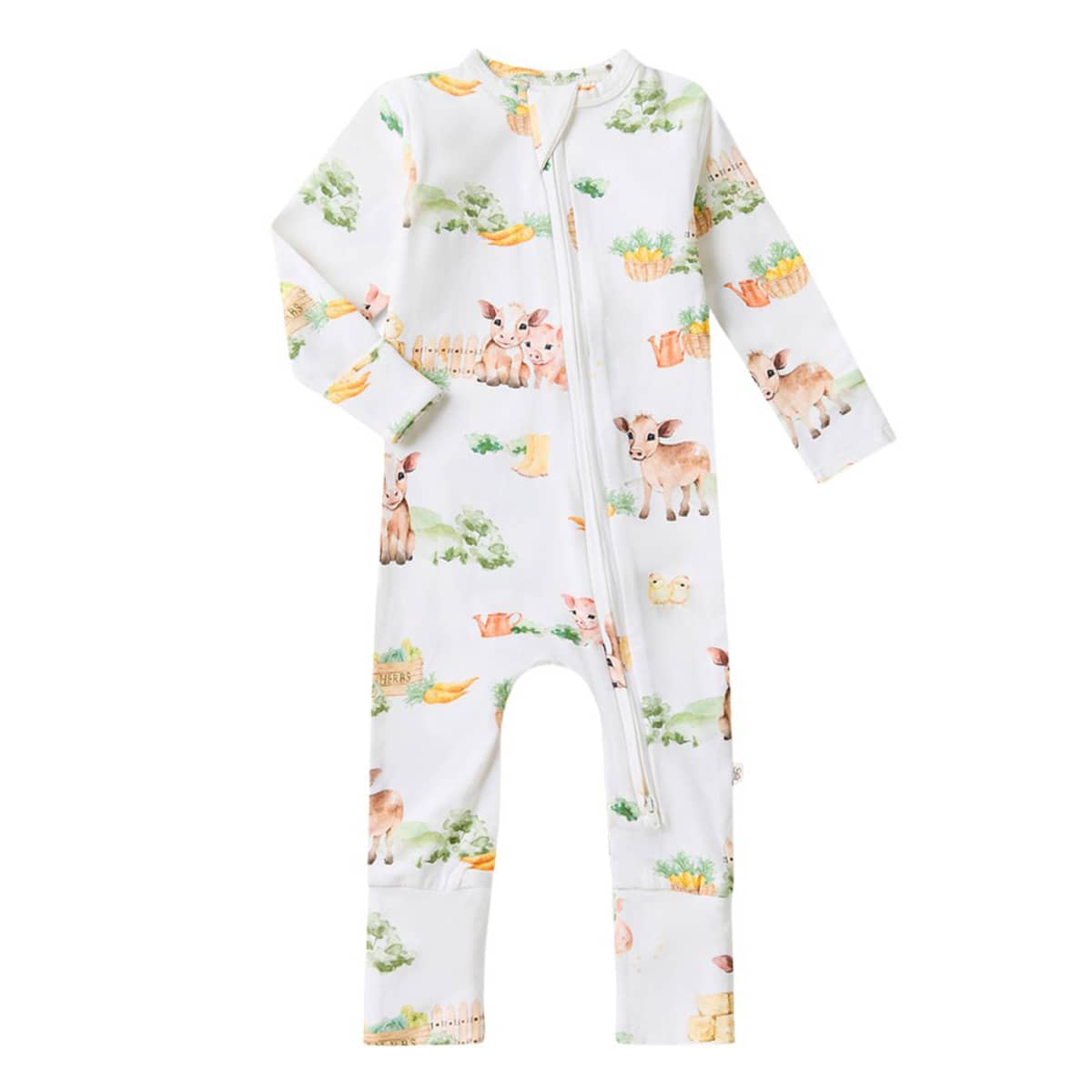 Snuggle Hunny Convertible Romper - Farm