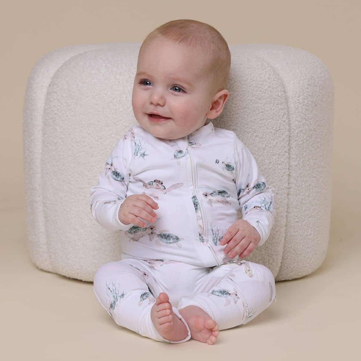 Snuggle Hunny Convertible Romper - Turtle