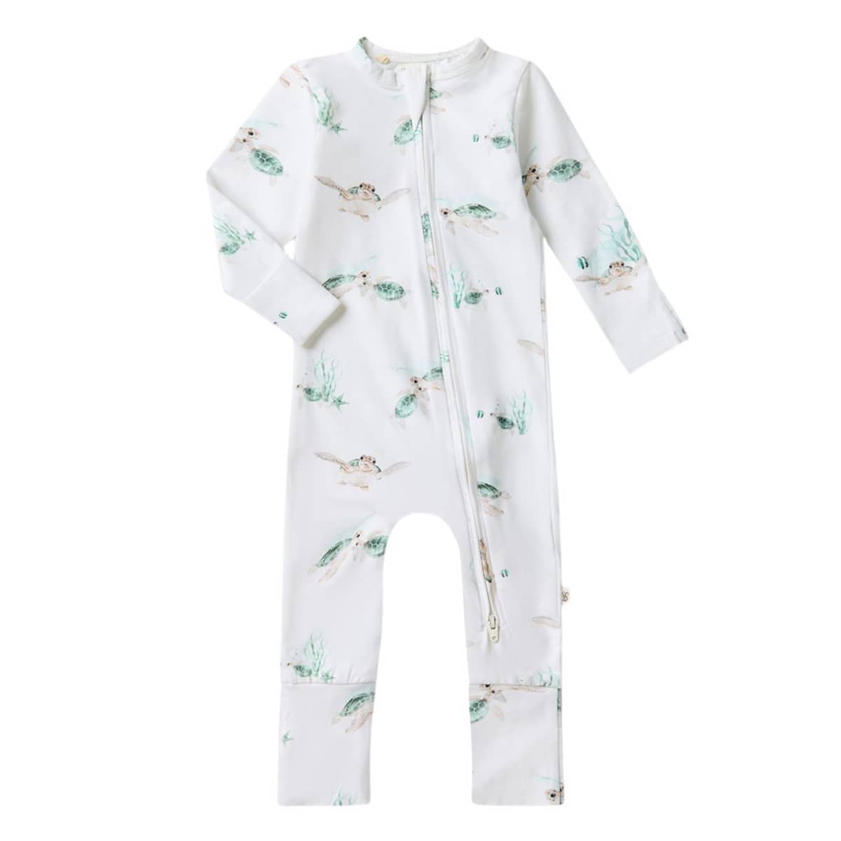 Snuggle Hunny Convertible Romper - Turtle