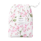 Snuggle Hunny Fitted Cot Sheet - Cherry Blossom Organic