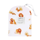 Snuggle Hunny Fitted Cot Sheet - Lion