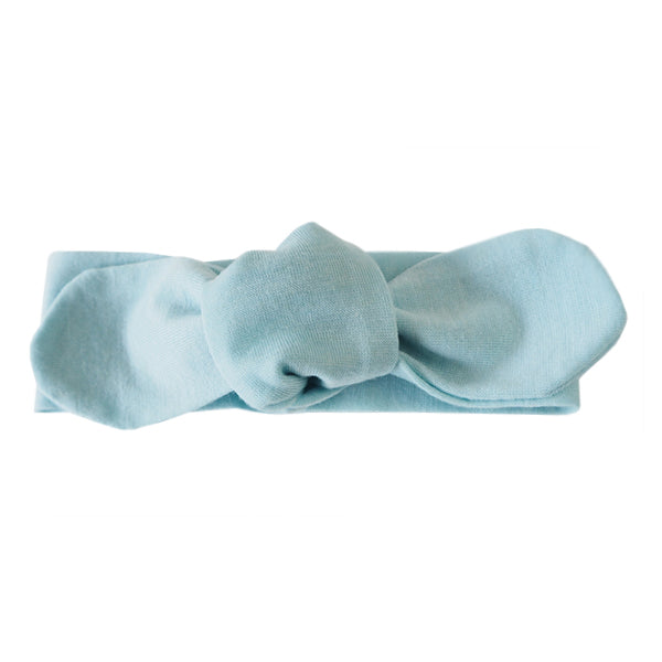 Snuggle Hunny Topknot Headband - Spearmint