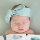 Snuggle Hunny Topknot Headband - Spearmint