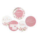 Snuggle Hunny Reversible Milestone Cards - Cherry Blossom and Jewel