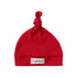 Snuggle Hunny Ribbed Knotted Beanie - Red Organic