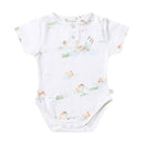 Snuggle Hunny Short Sleeve Bodysuit - Duck Pond Organic