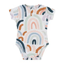 Snuggle Hunny Short Sleeve Bodysuit - Rainbow Baby Organic