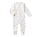 Snuggle Hunny Snuggle Sleepsuit Zip Footie - Garden Friends Organic