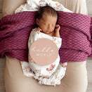 Snuggle Hunny Snuggle Swaddle Sack with Matching Headwear - Butterfly Organic