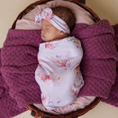 Snuggle Hunny Snuggle Swaddle Sack with Matching Headwear - Coral Organic