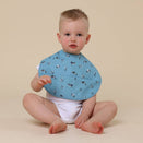 Snuggle Hunny Waterproof Snuggle Bib - Blue Ocean