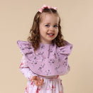 Snuggle Hunny Waterproof Snuggle Bib - Coral Frill