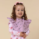 Snuggle Hunny Waterproof Snuggle Bib - Coral Frill