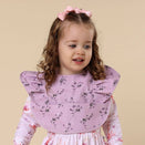 Snuggle Hunny Waterproof Snuggle Bib - Coral Frill