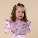 Snuggle Hunny Waterproof Snuggle Bib - Coral Frill