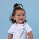 Snuggle Hunny Bandana Dribble Bib - Arctic Organic