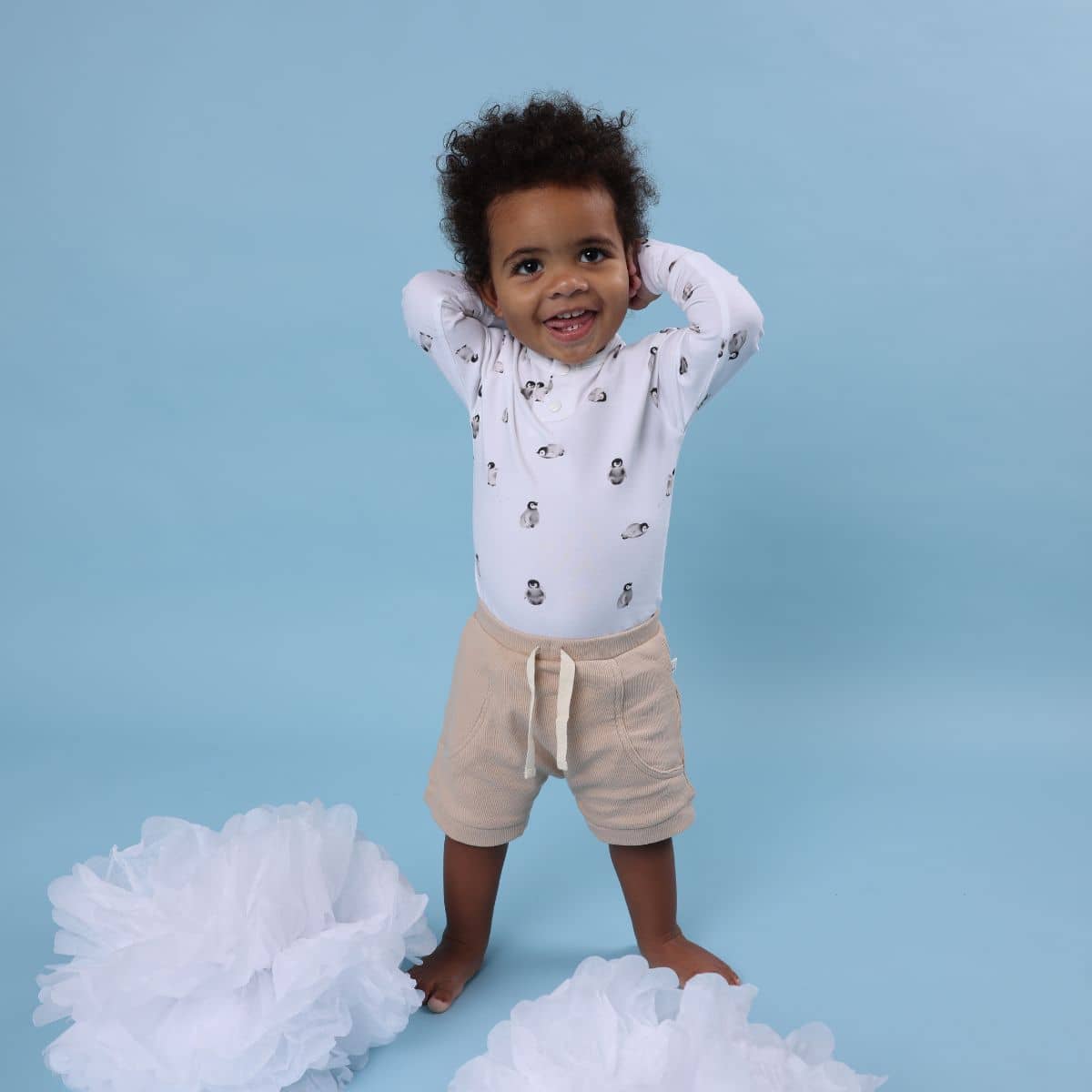 Snuggle Hunny Long Sleeve Bodysuit - Penguin Organic