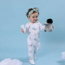 Snuggle Hunny Snuggle Sleepsuit Zip Footie - Arctic Organic