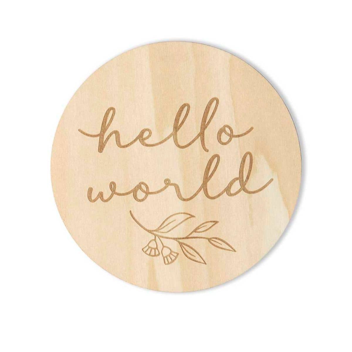 Snuggle Hunny Wooden Milestone Cards - Gumleaf