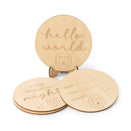 Snuggle Hunny Wooden Milestone Cards - Lion