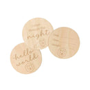 Snuggle Hunny Wooden Milestone Cards - Lion