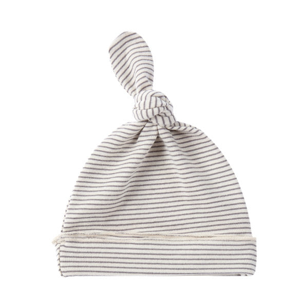 Susukoshi Organic Knotted Hat - Platinum