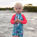 TicTasTogs All-in-One Snap Sunsuit - Bush Wonderland