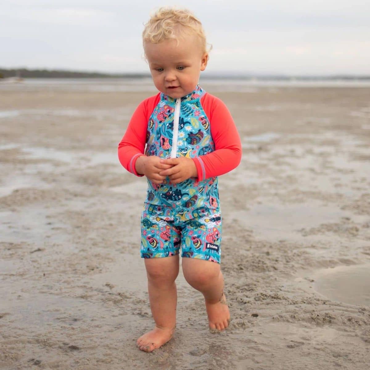 TicTasTogs All-in-One Snap Sunsuit - Bush Wonderland