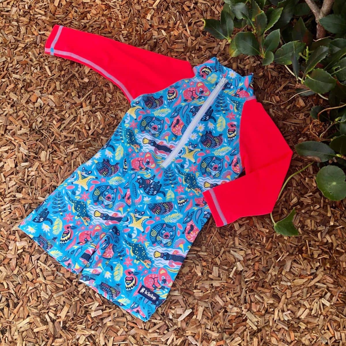 TicTasTogs All-in-One Snap Sunsuit - Bush Wonderland