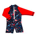 TicTasTogs All-in-One Snap Sunsuit - Dino Adventures