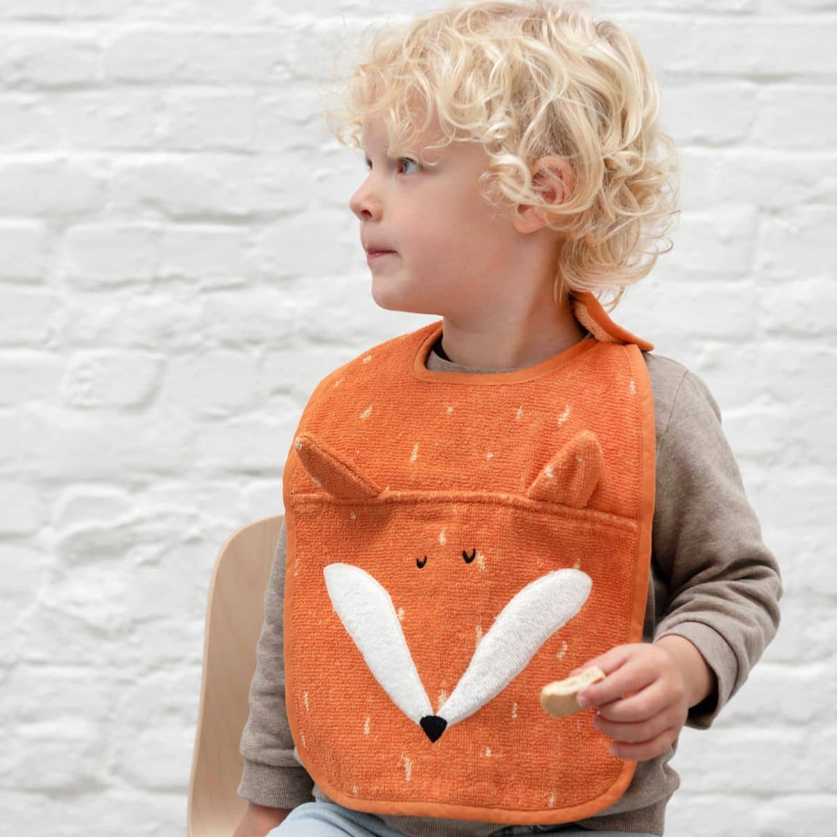 Trixie Organic Cotton Bib - Mr. Fox