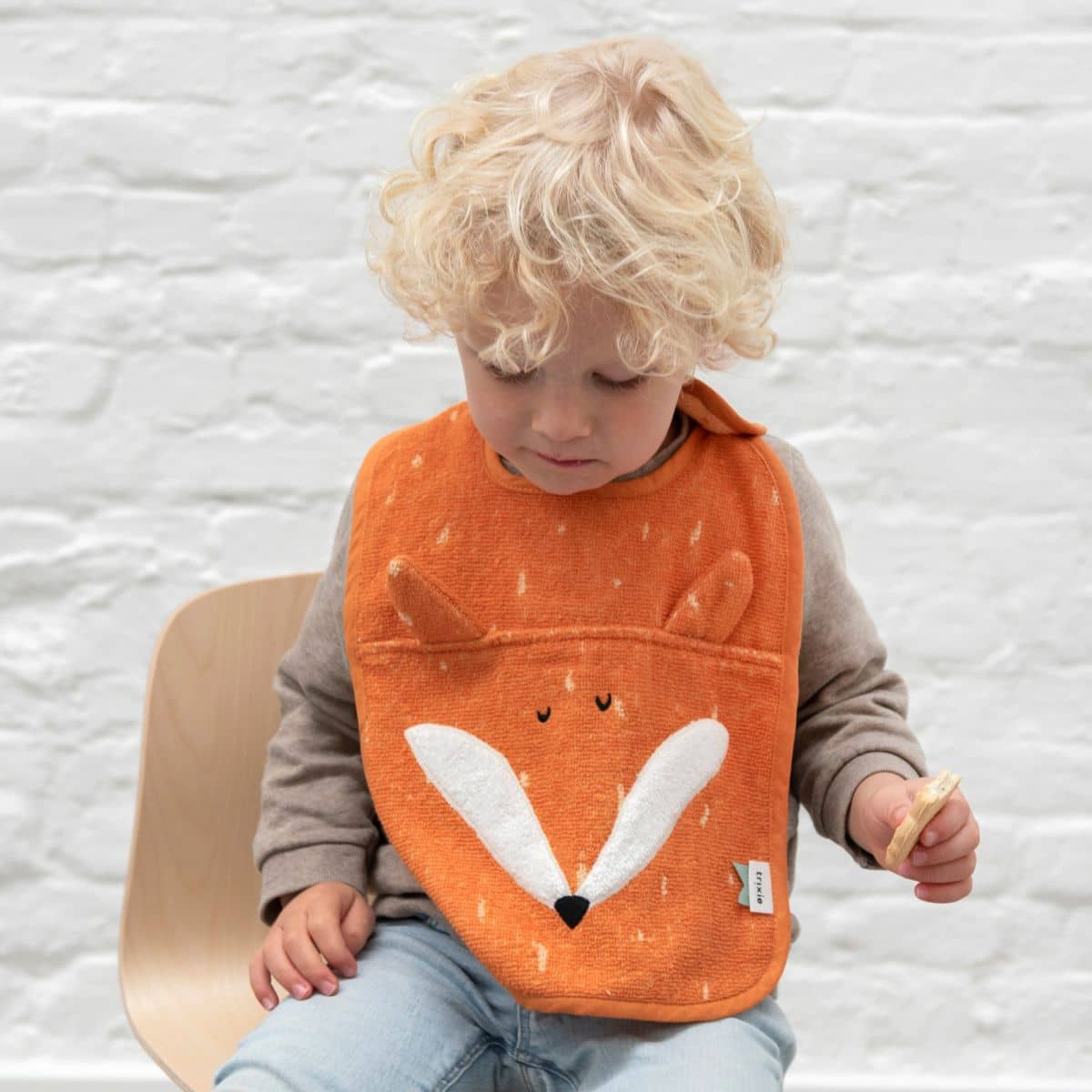 Trixie Organic Cotton Bib - Mr. Fox