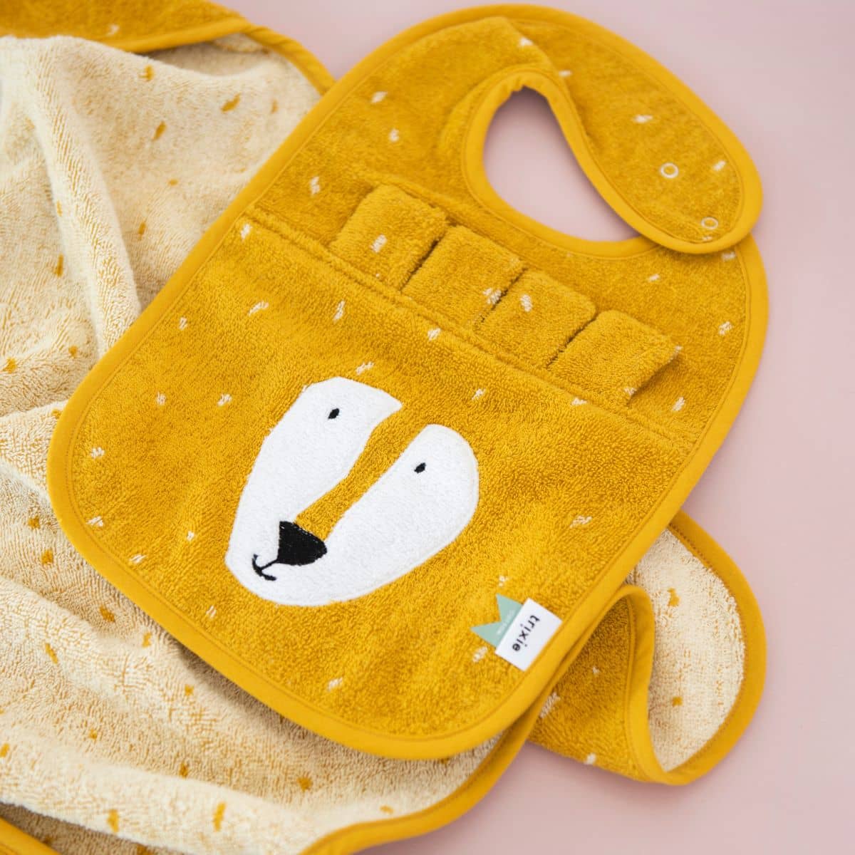 Trixie Organic Cotton Bib - Mr. Lion