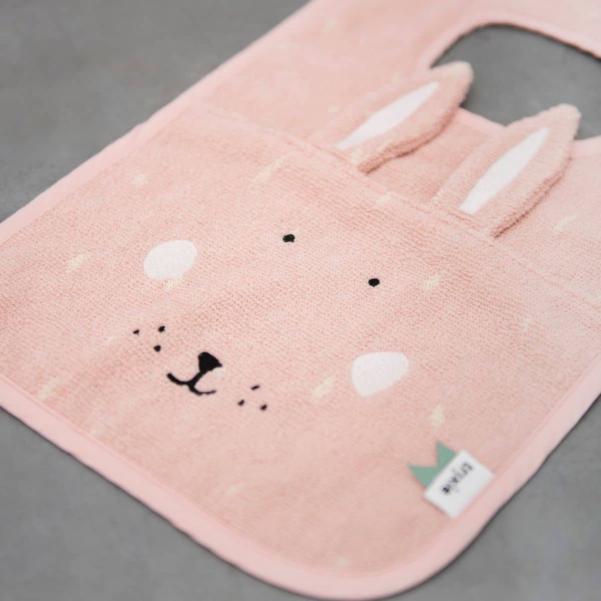 Trixie Organic Cotton Bib - Mrs. Rabbit