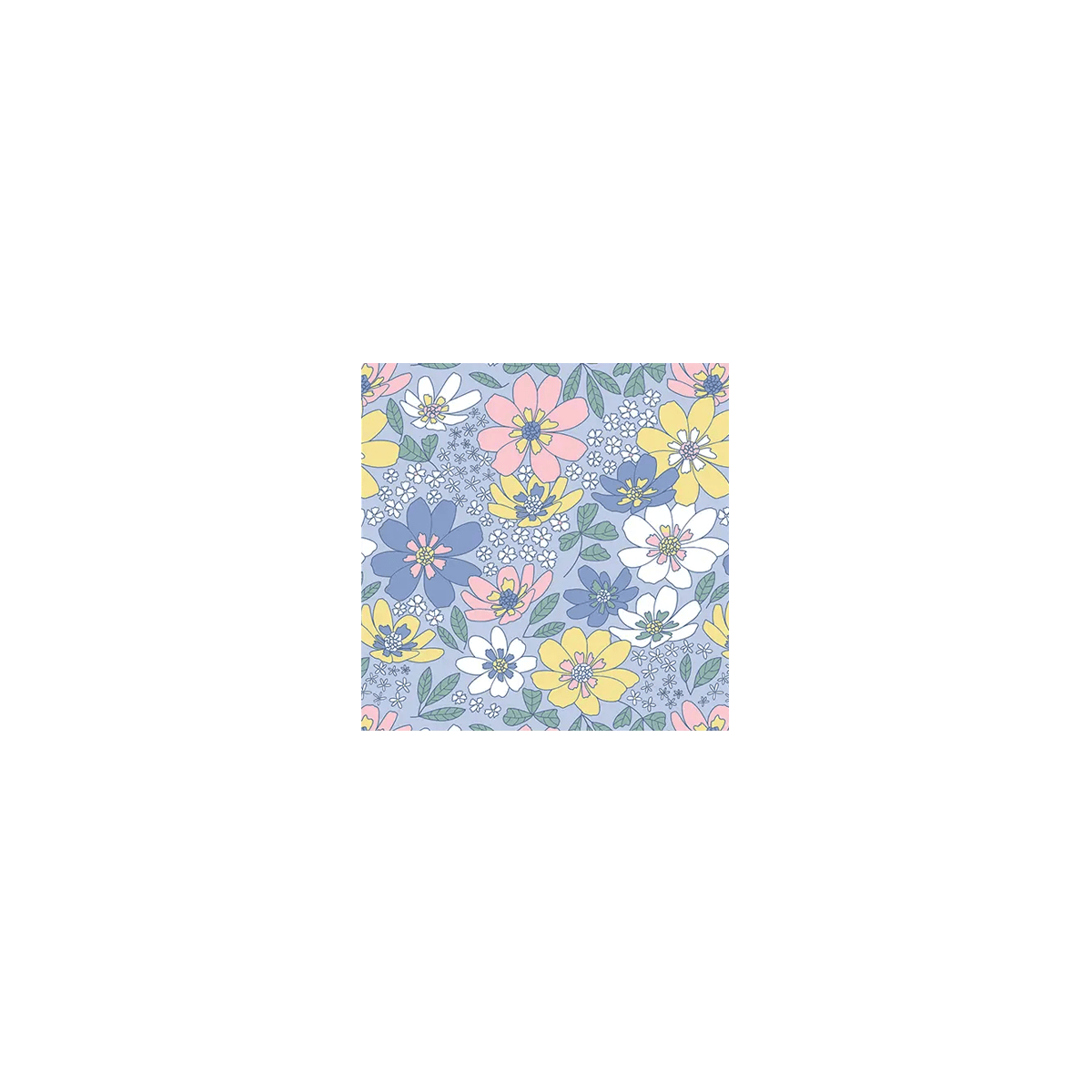 Two Little Ducklings Small Gift Card - Flower Fields