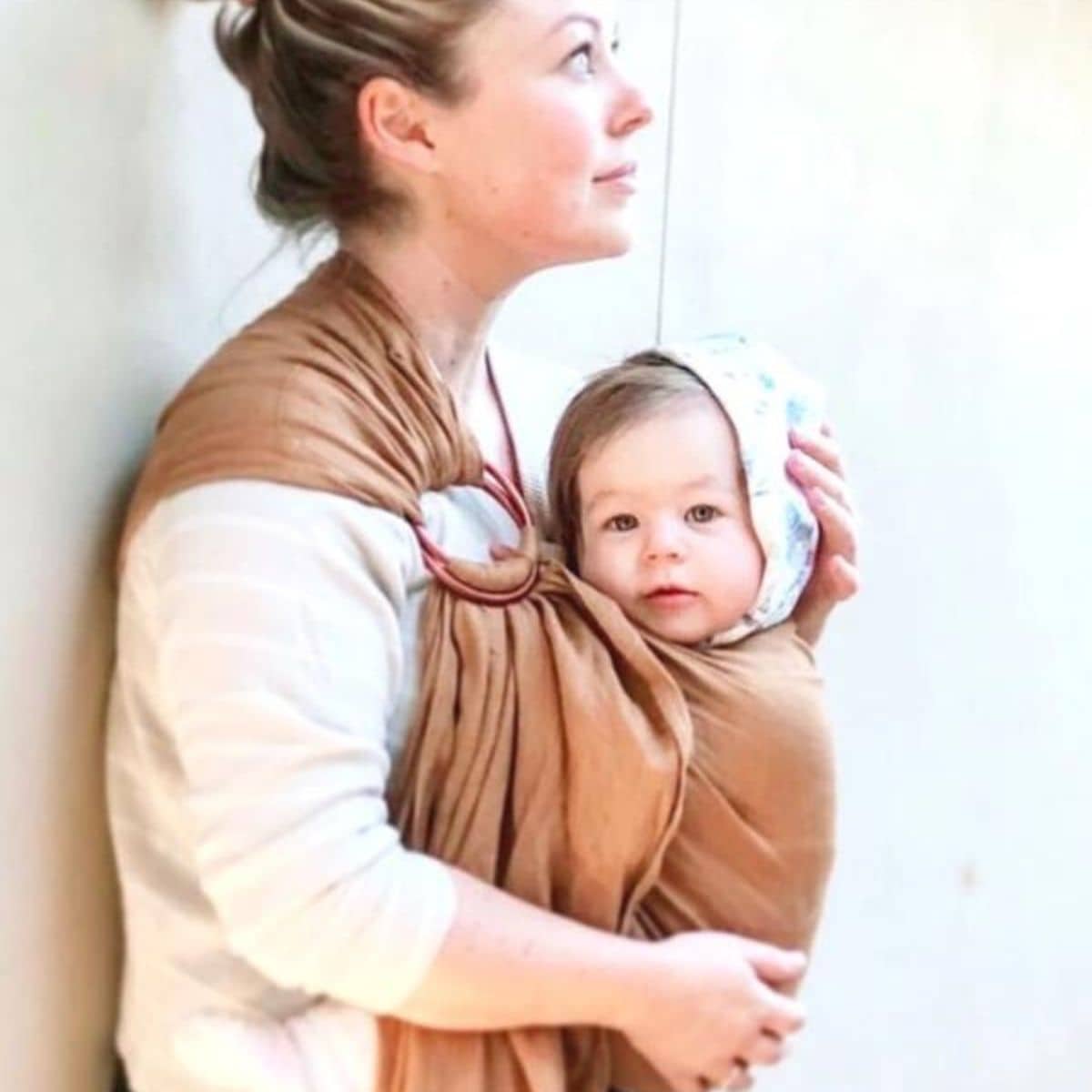 Vixsa Linen Ring Sling - Chestnut