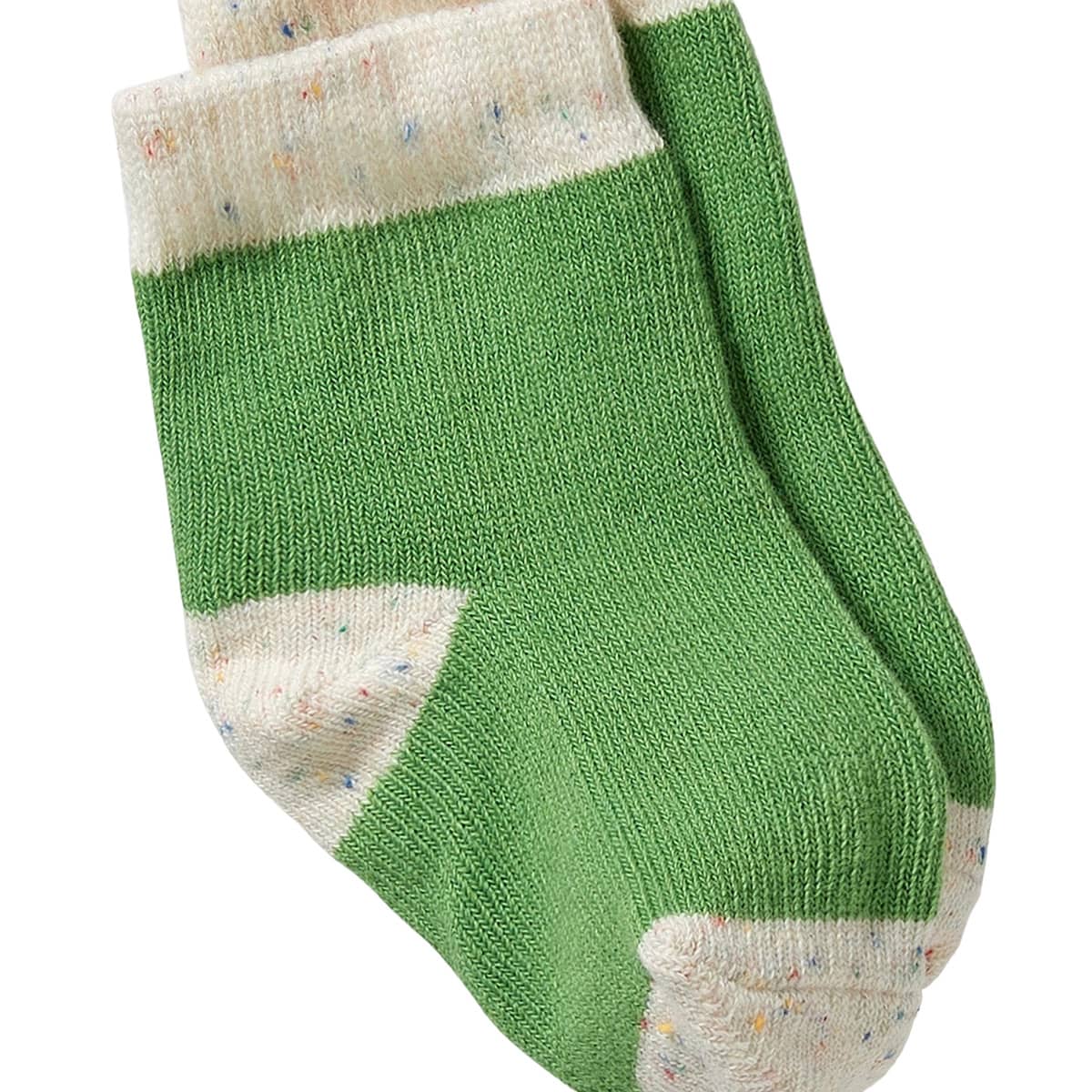 Wilson & Frenchy Organic Three Pack Baby Socks - Mint Green, Cactus, Smoke Blue