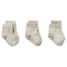 Wilson & Frenchy Three Pack Baby Socks - Clay