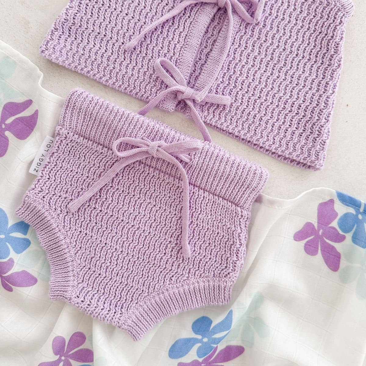 Ziggy Lou Knit Bloomers - Violet