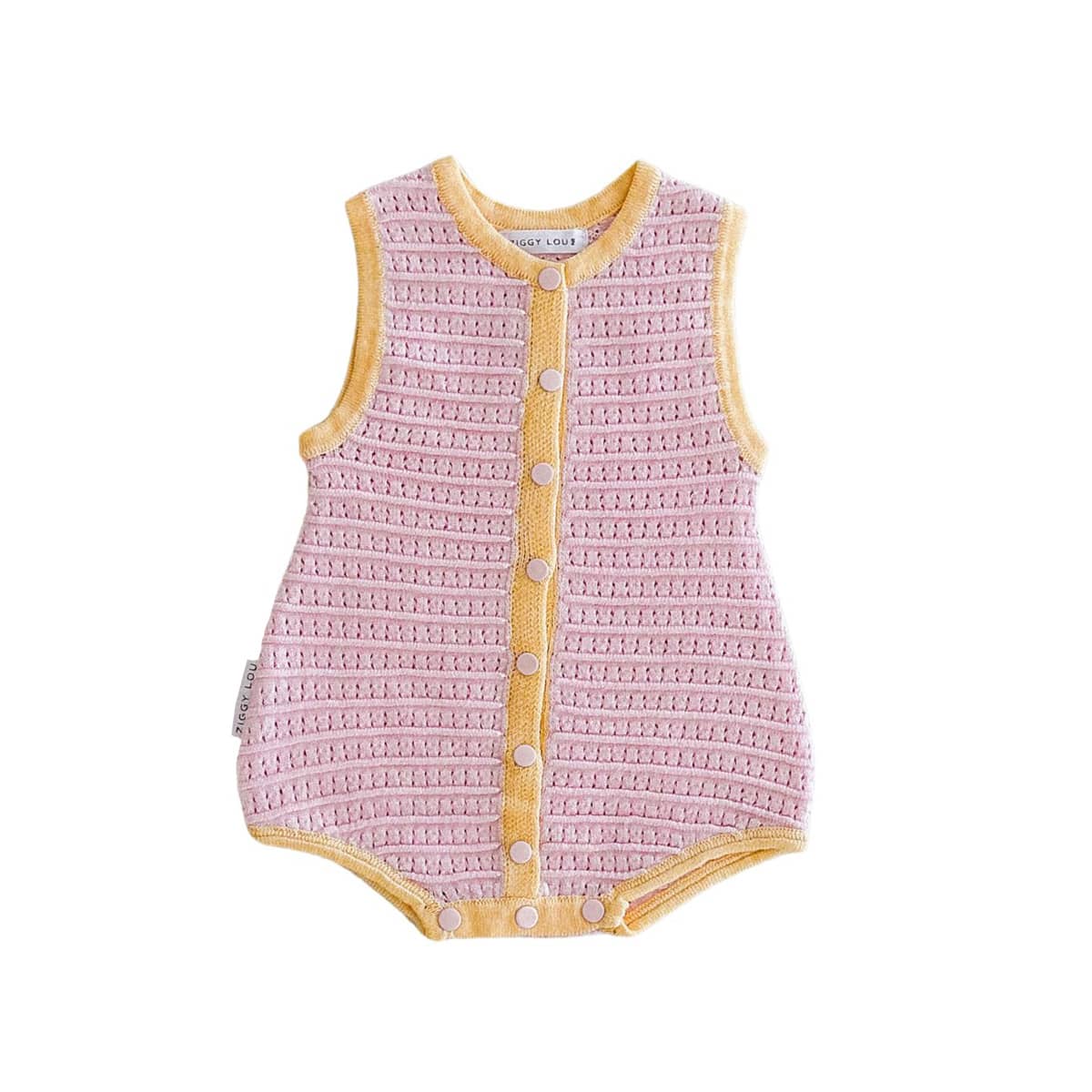 Ziggy Lou Summer Bubble Romper - Clementine